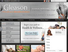 Tablet Screenshot of gleasonwellnesssolutions.com